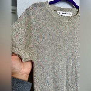 Zara Lightweight Shimmery Sweater